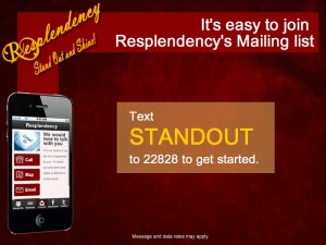 Sign up for Resplendency's weekly e-mail 